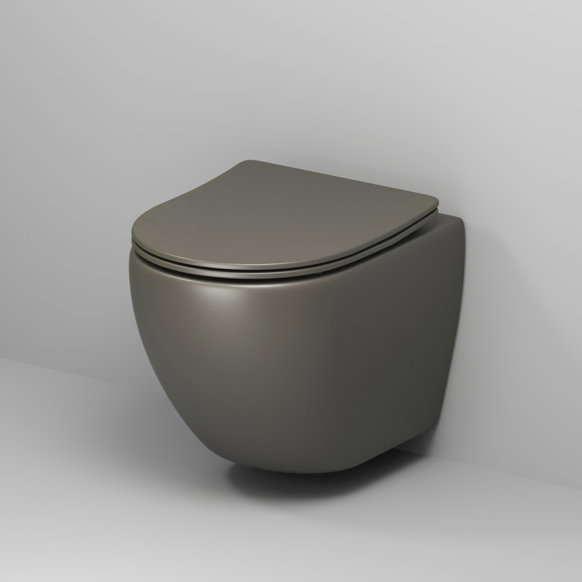 Унитаз gr-4455gsms color (485*365*360) подвесной безободковый