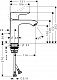 Смеситель Hansgrohe Metris 31080000 для раковины