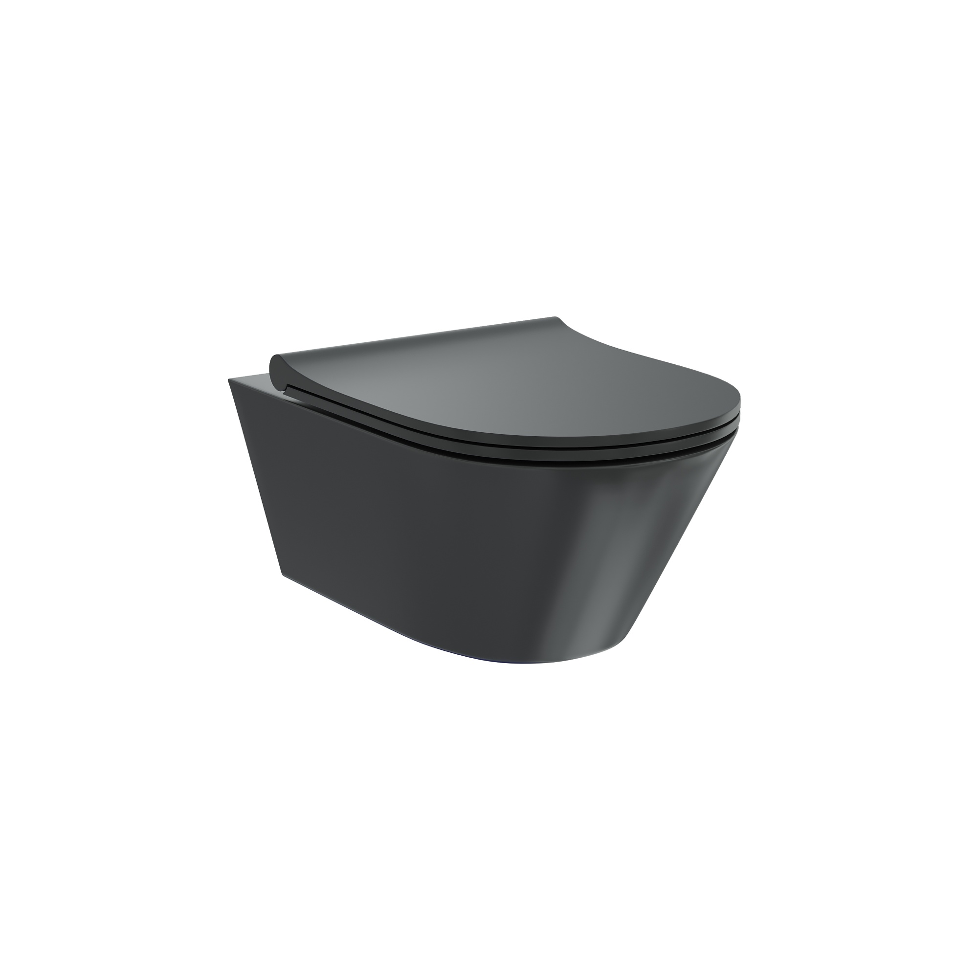 Унитаз подвесной безободковый Creto Logan L3 черный матовый 1003-002-L3BlMat(302384)