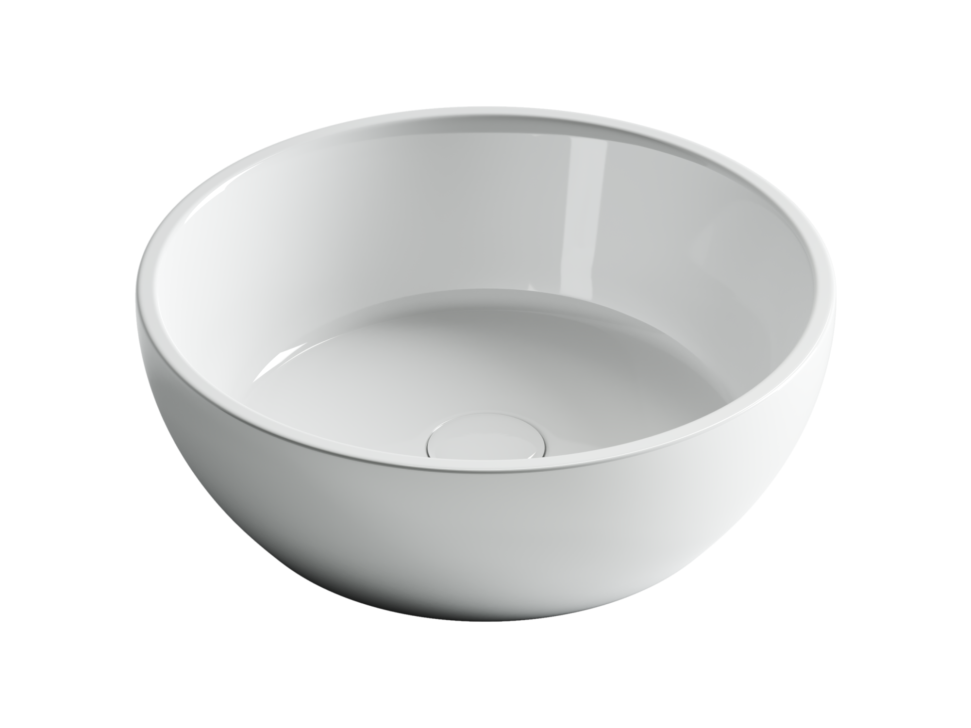 Умывальник чаша накладная круглая Element 410*410*145мм, CN6021