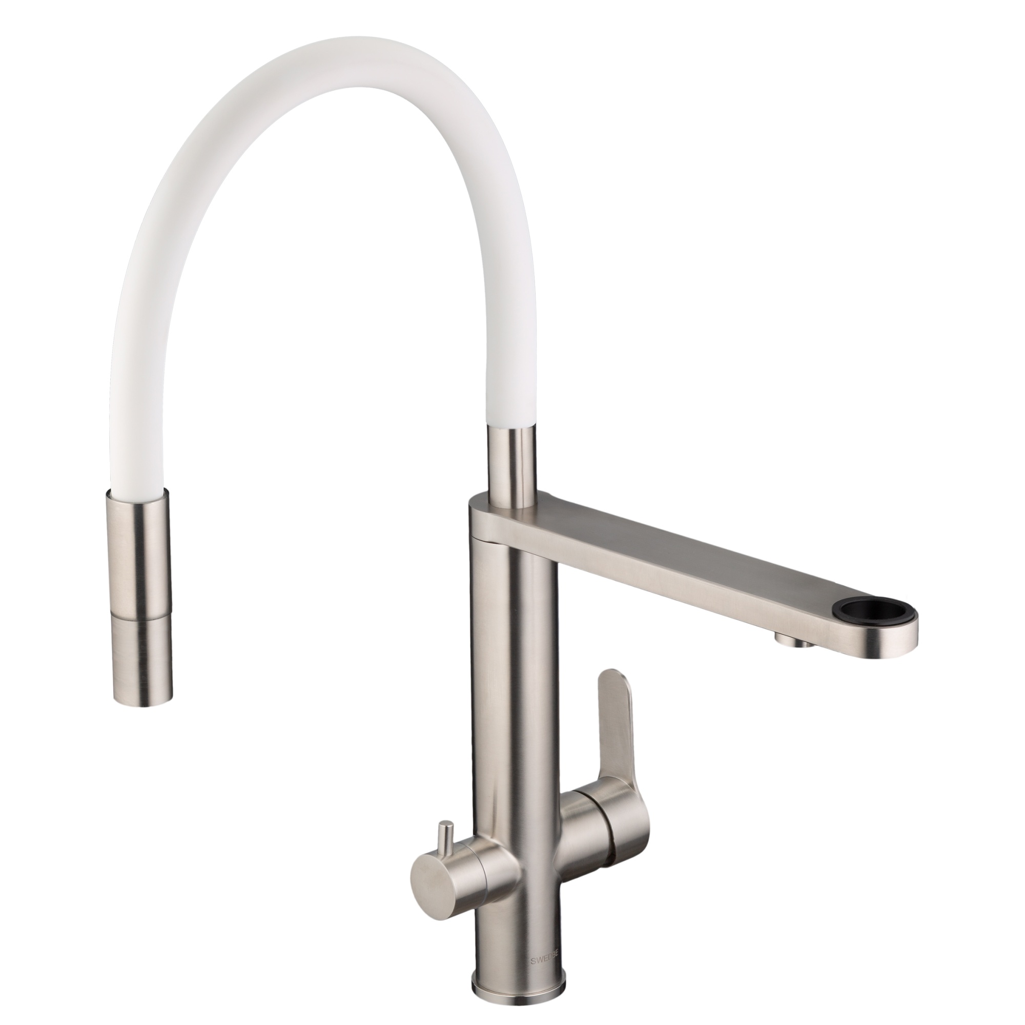 Смеситель для кухни с каналом для подключения фильтра с гибким изливом Swedbe Selene Plus 8441