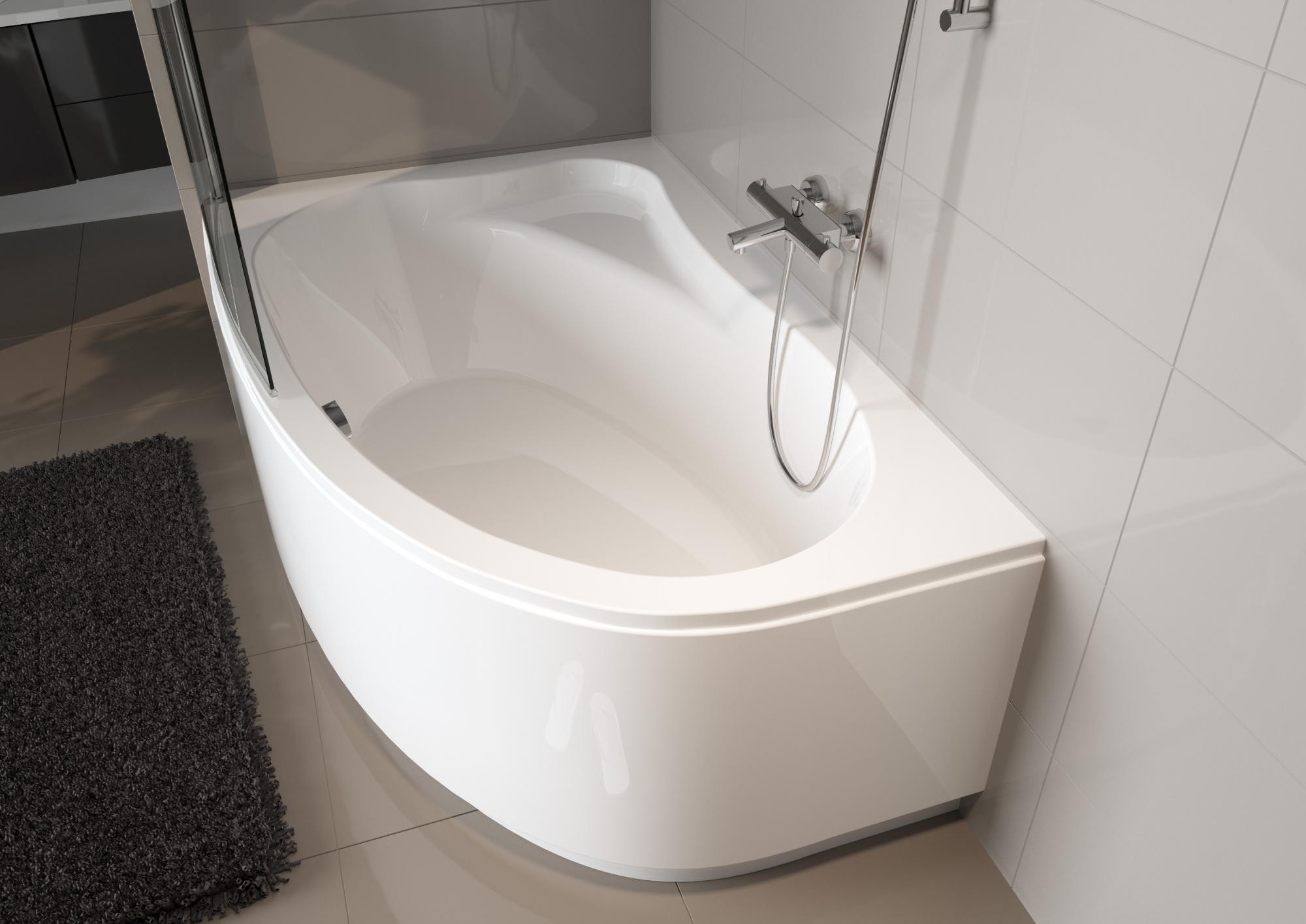 Акриловая ванна Riho Lyra 153x100 L