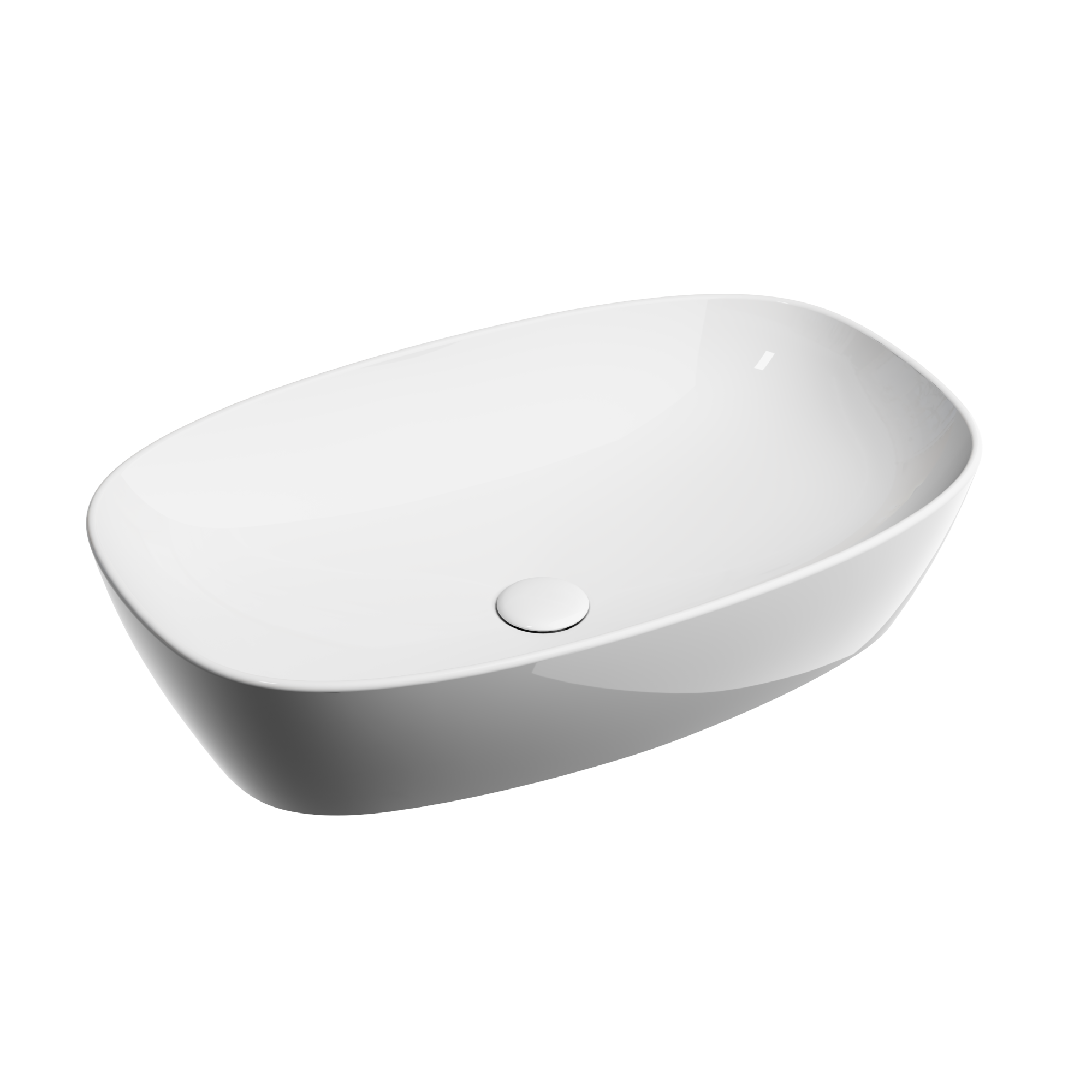 Умывальник чаша накладная овальная Element 600*380*138мм, CN6049