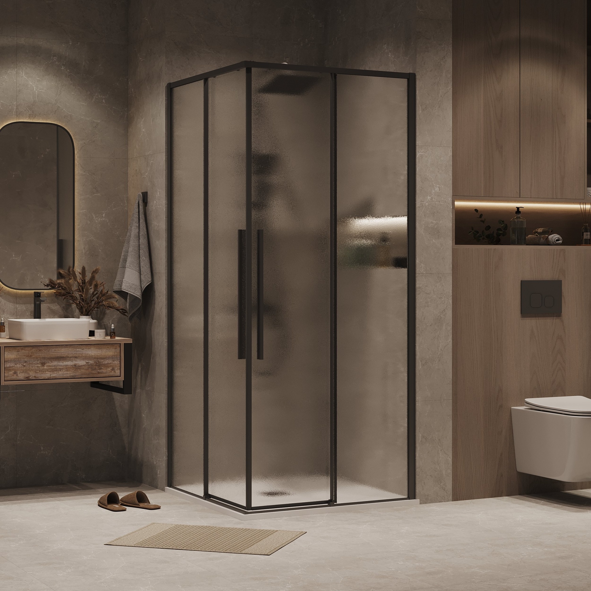 1/2 душевого ограждения 1/2.К33.01.70.21.02 Galaxy (70*195)