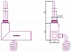 Модуль электрический многофункциональный "МЭМ CUBE левый" (Матовове ЗОЛОТО) 032-1517-3007