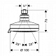 Верхний душ Hansgrohe Croma 100 Vario 27441000