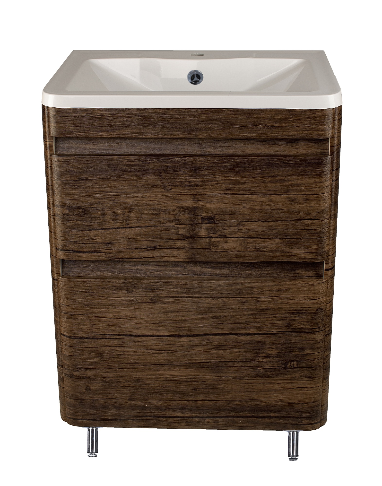 Тумба напольная "Атлантика 60", Люкс старое дерево, PLUS