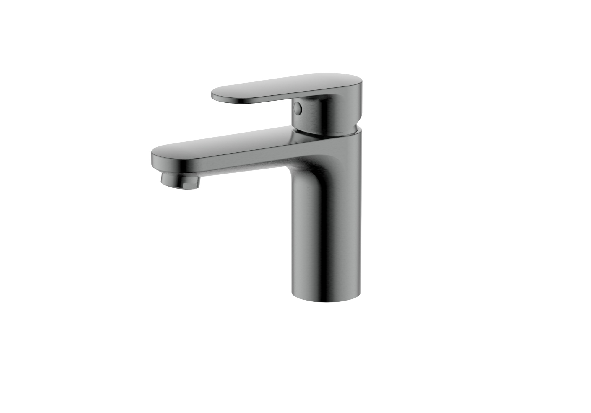 Cмеситель Aquatek НИКА для раковины 90 без донного клапана AQ1810BGM оружейная сталь