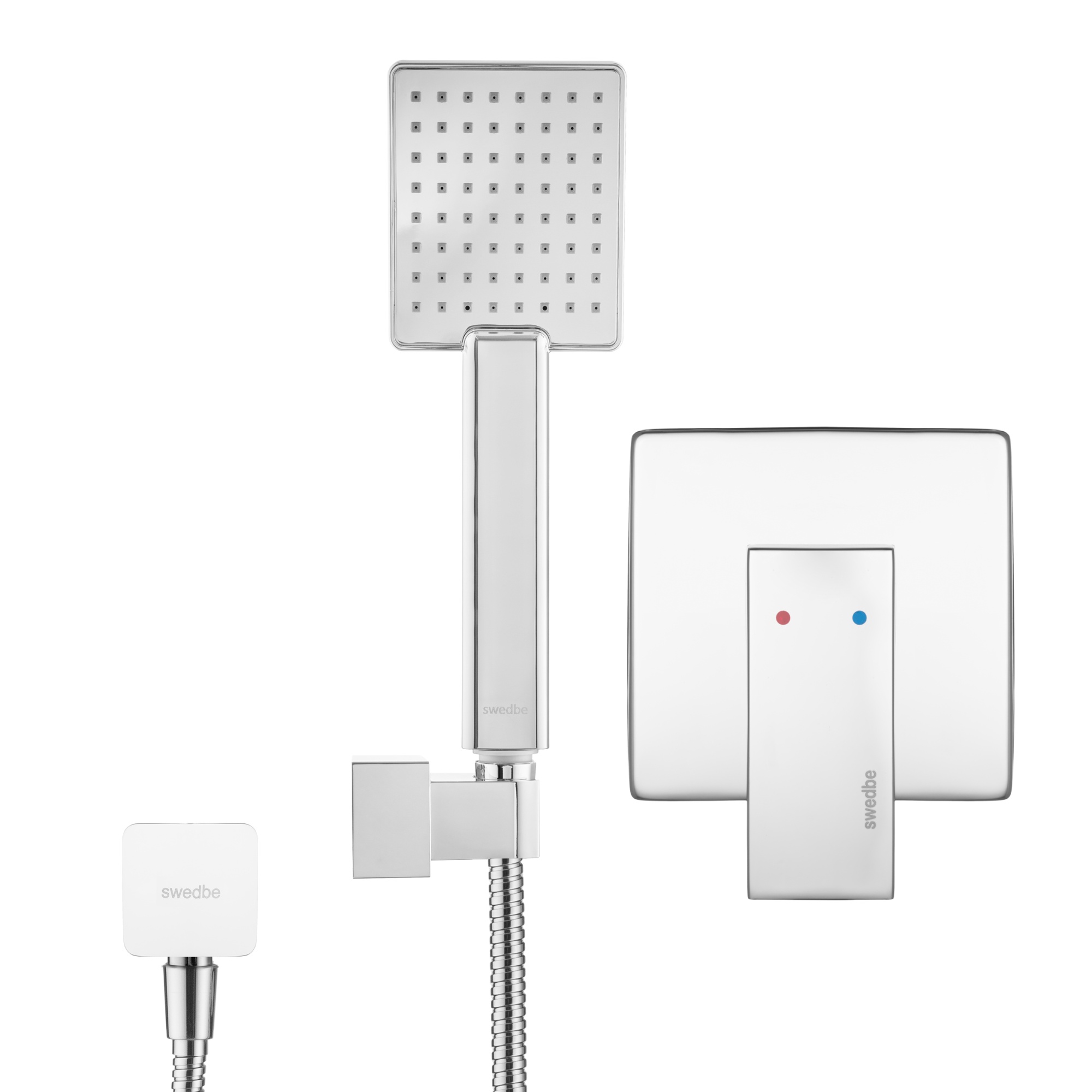 Душевой набор со встраиваемым смесителем Swedbe Platta 5534