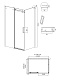 Душевое ограждение 120.K33.04.1290.21.10 Classic (120*90*195)