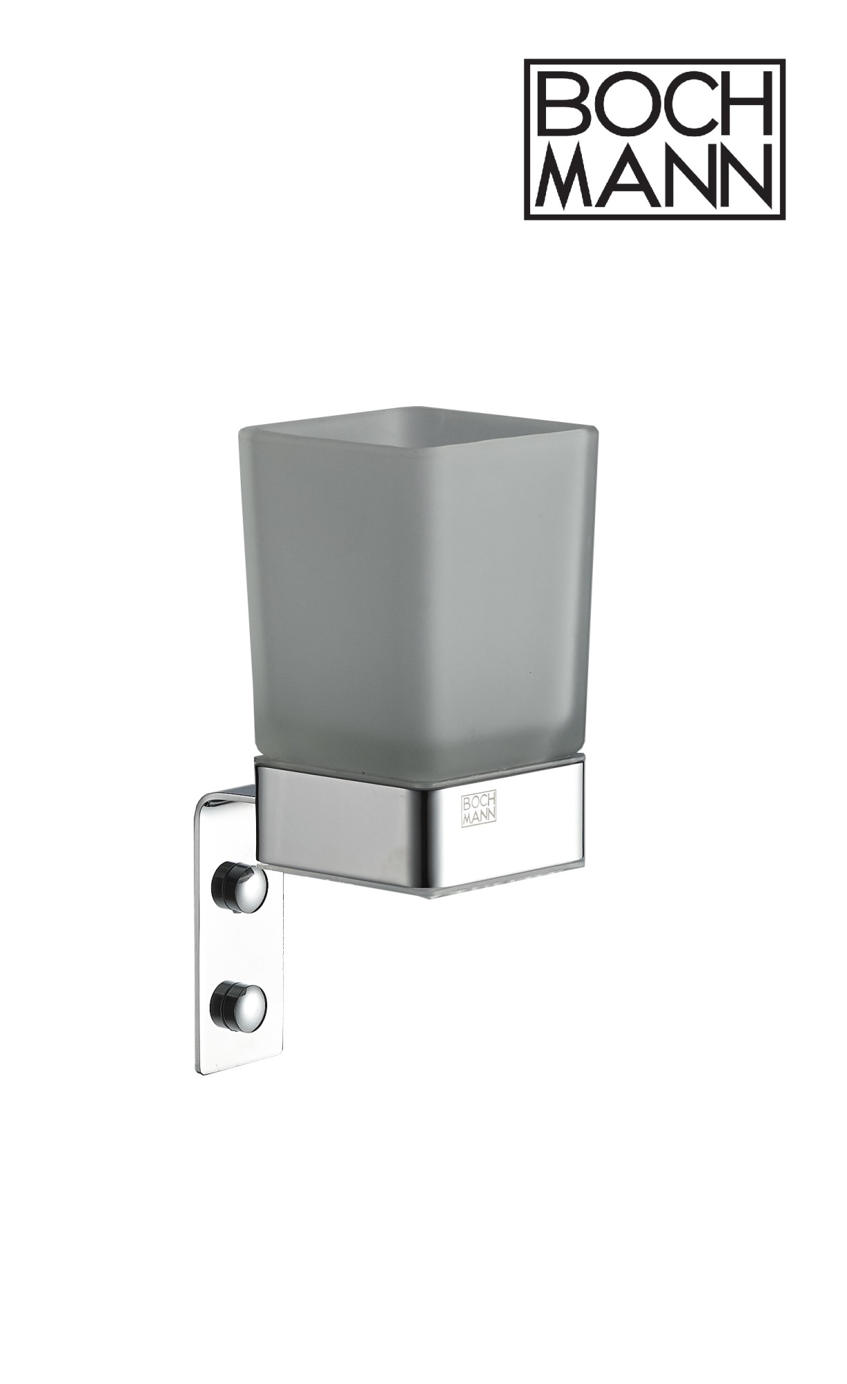 Держатель CR-D01-06 из нержавеющей стали  со стаканом для зубных щеток BOCH MANN, цвет хром