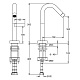 Смеситель Jacob Delafon Stillness E979-4-CP для раковины