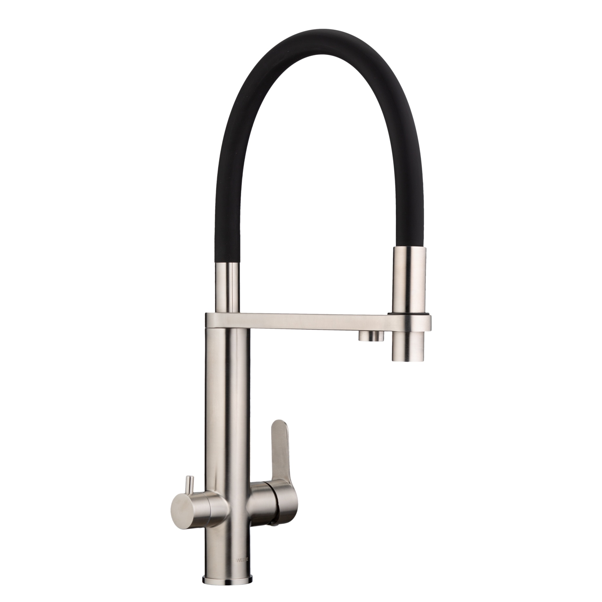 Смеситель для кухни с каналом для подключения фильтра с гибким изливом Swedbe Selene Plus 8440