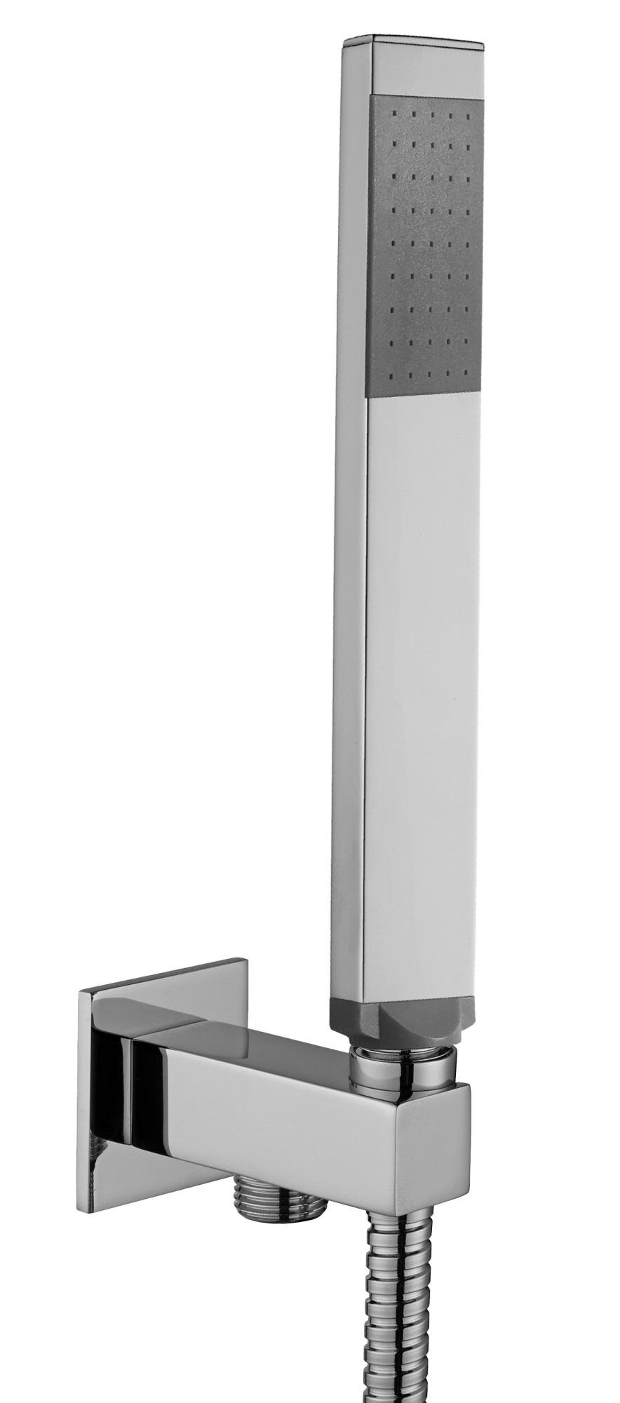 Набор руч. Душа+водорозетка с подкл. Воды и креплением из металла, душ металл PREMIUM, шланг металл 1500мм, хром