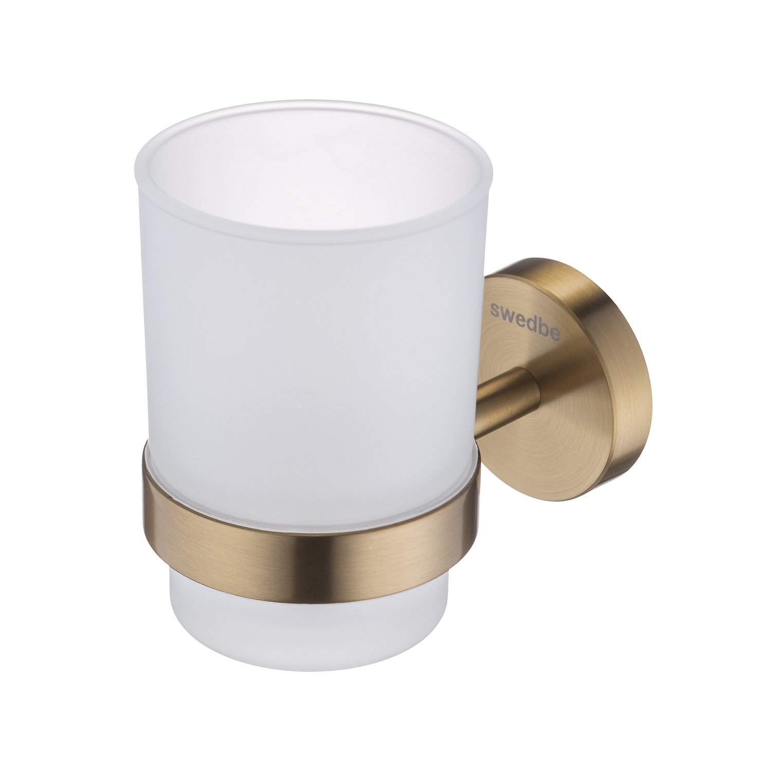 Подвесной стакан с держателем для зубных щеток Swedbe Select 9813GO