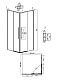 Душевое ограждение 300.K33.01.9090.10.00 Galaxy (90*90*195)