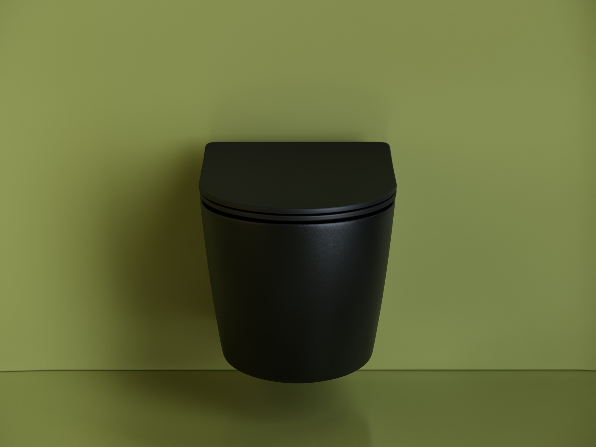 Подвесной унитаз Uno Rimless, CN11001MB