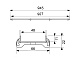 Решетка под плитку TECE drain line plate 601070 100 см