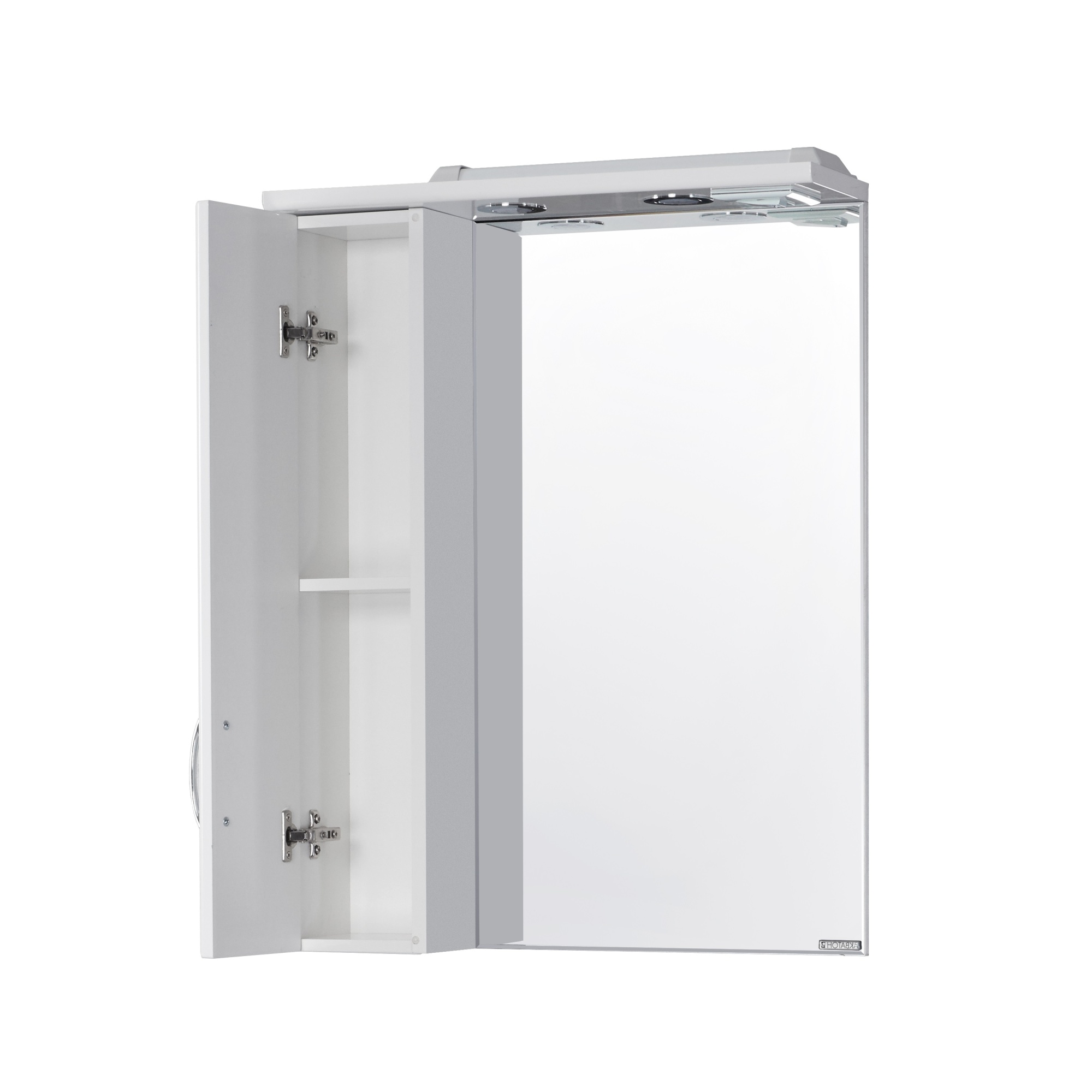 Зеркальный шкаф Aquaton Онда L белый (1A009802ON01L)