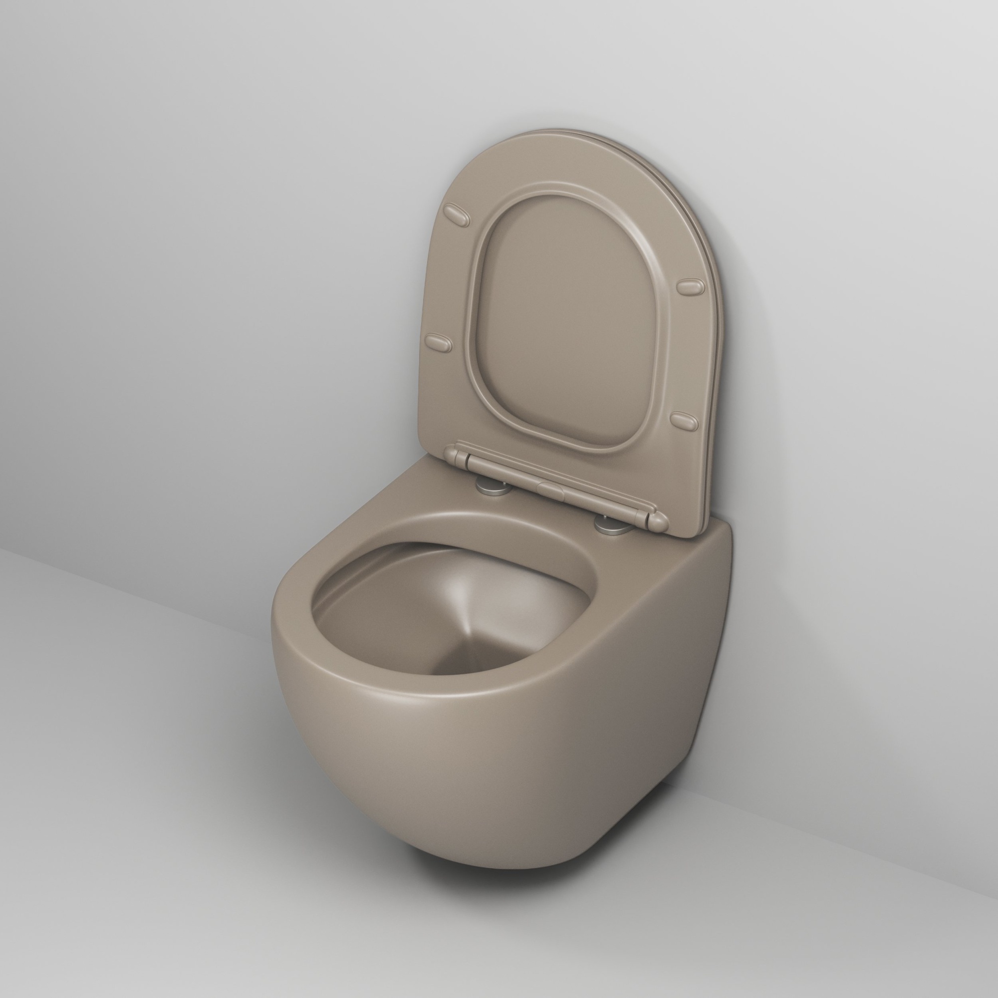 Унитаз gr-4455brlms color (485*365*360) подвесной безободковый