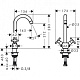 Смеситель Hansgrohe Logis Classic 71285000 для кухни