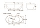 Акриловая ванна без перелива BELBAGNO BB81-1500-W0