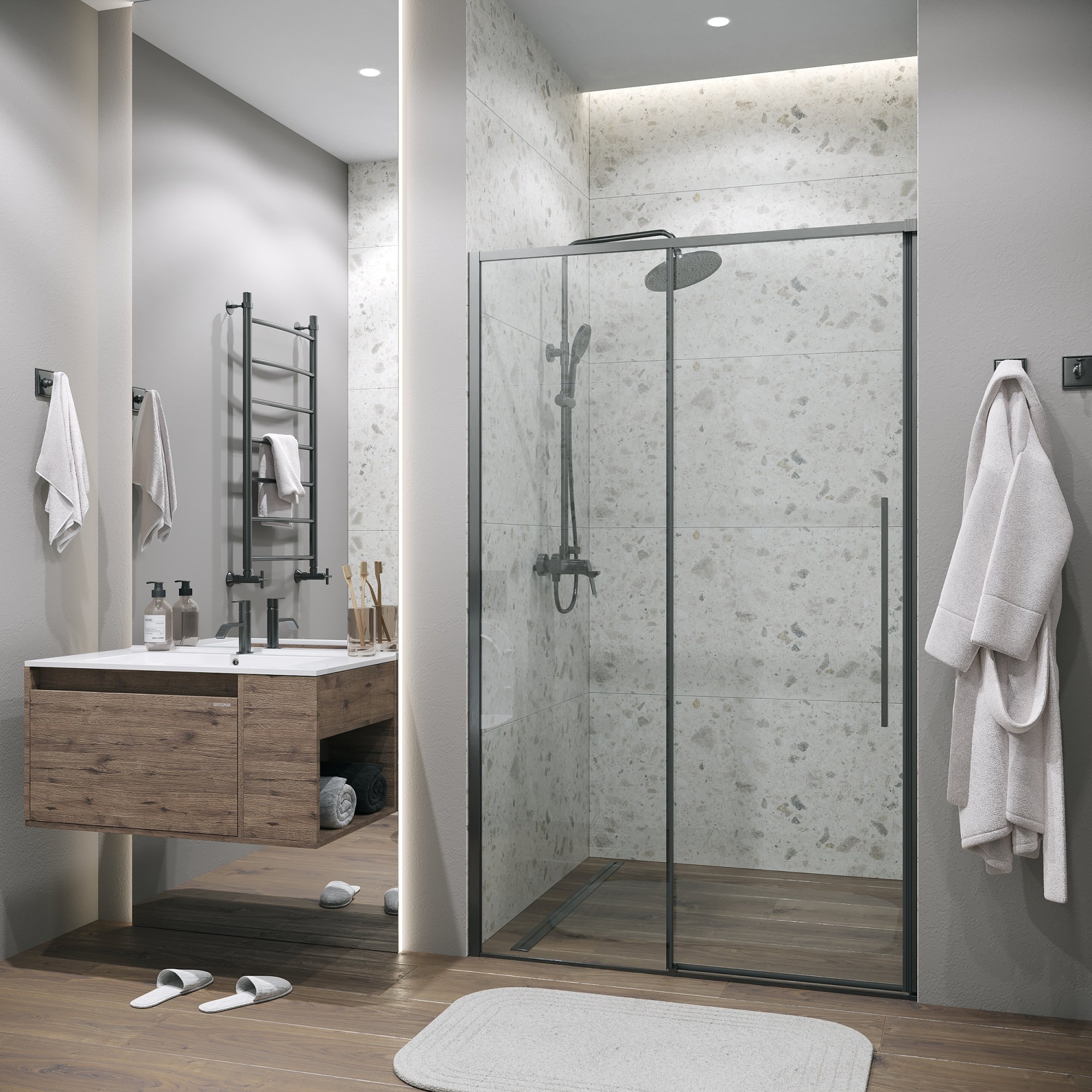 Дверь в нишу 100.K33.01.110.42.00 Galaxy (110*195)