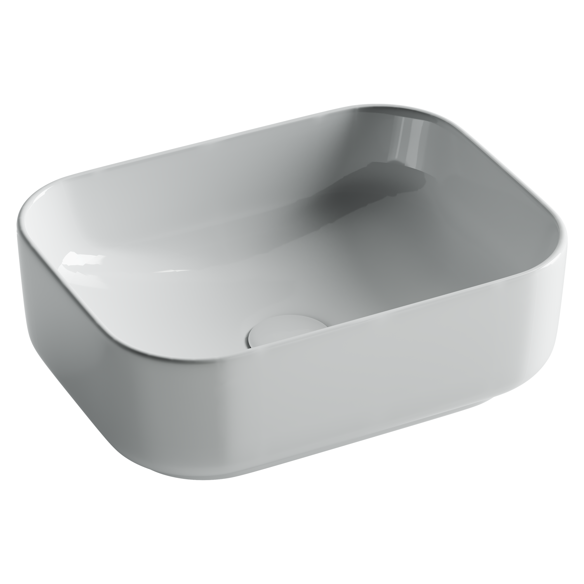 Умывальник чаша накладная прямоугольная Element 400*305*140мм, CN5042