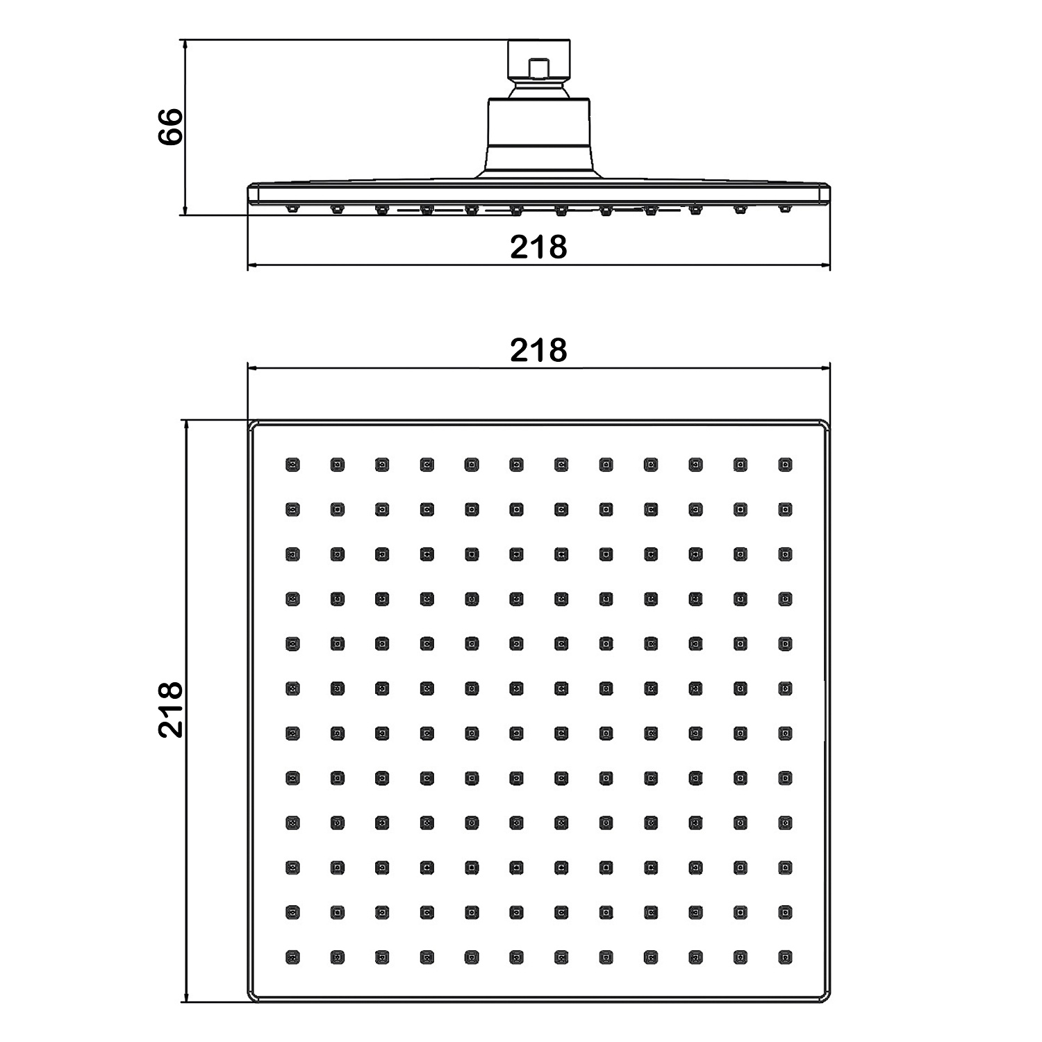 Верхний душ Swedbe Calypso 5040
