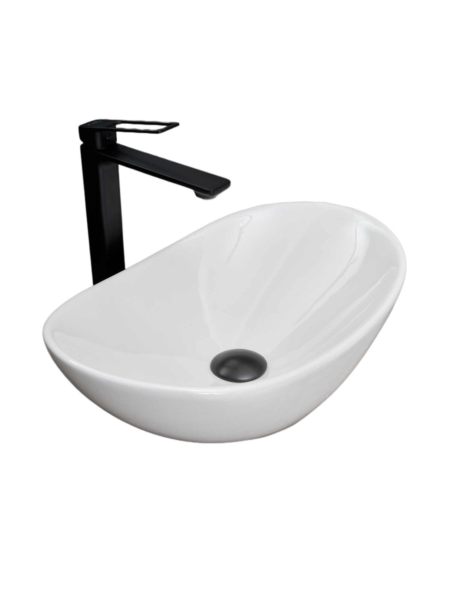 Раковина Gid N9133 51201 накладная белая 48x30.5x14.5