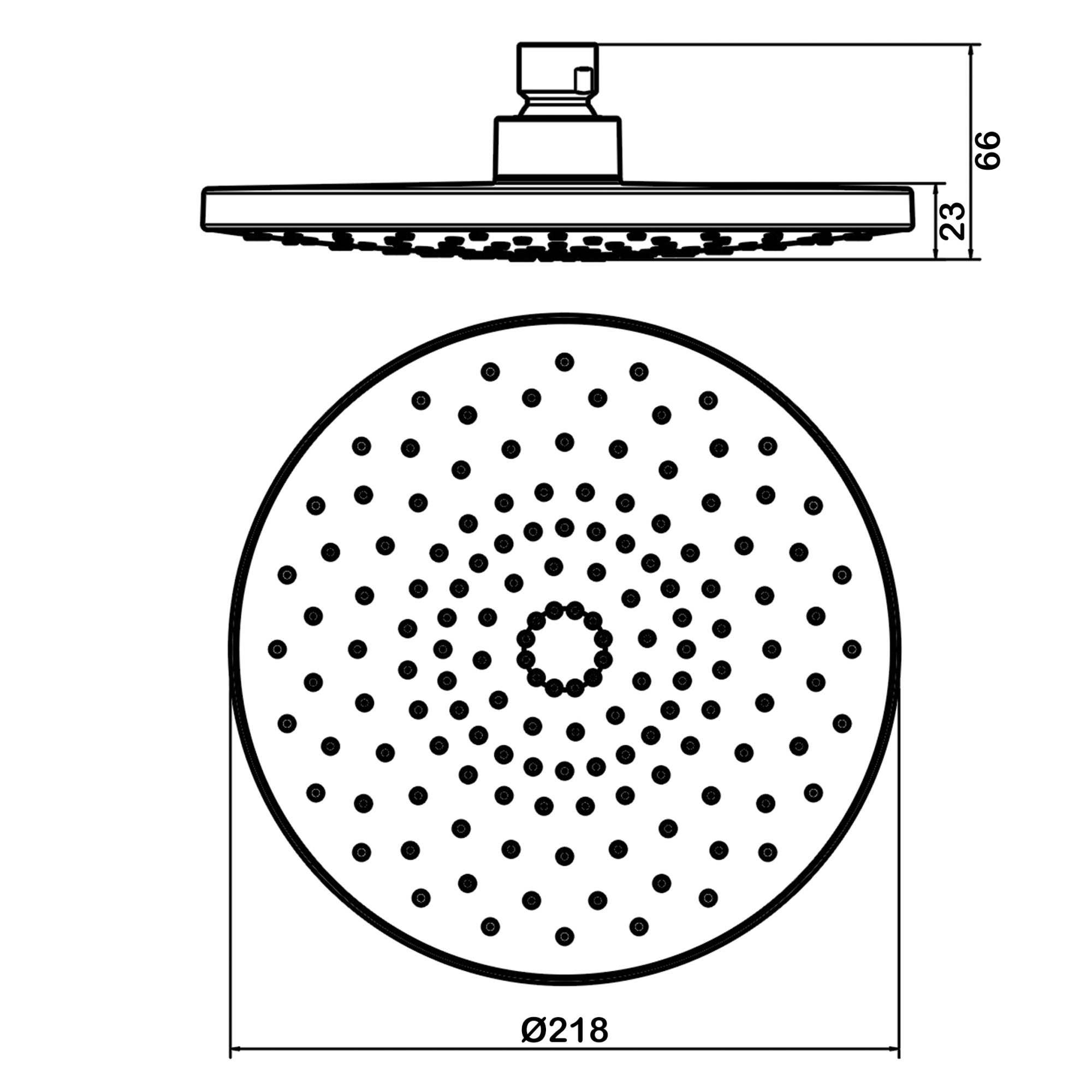 Душ верхний Swedbe Calypso 5047