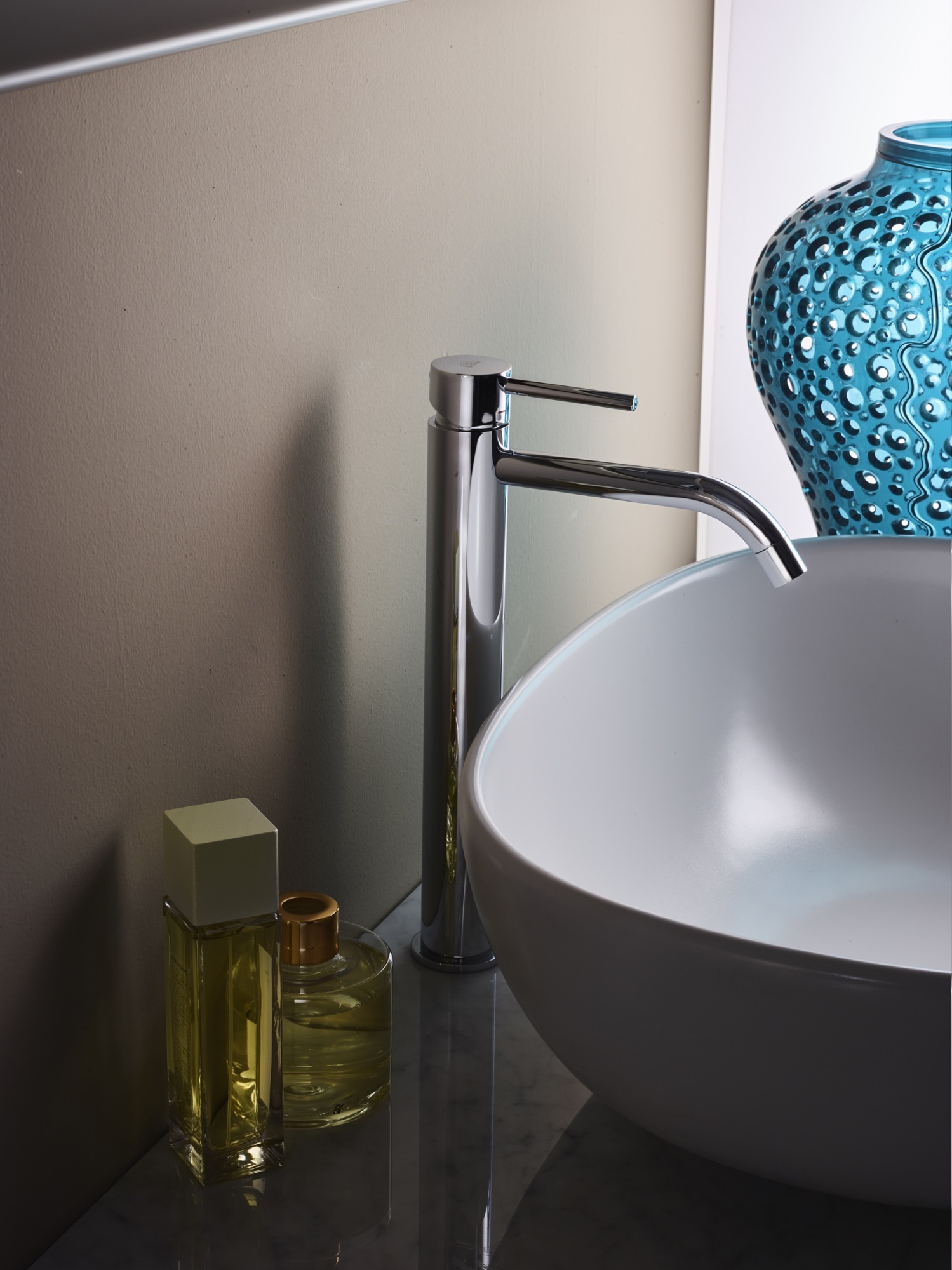 Смеситель высокий для раковины Paffoni LIGHT LIG081CR высокий Хром