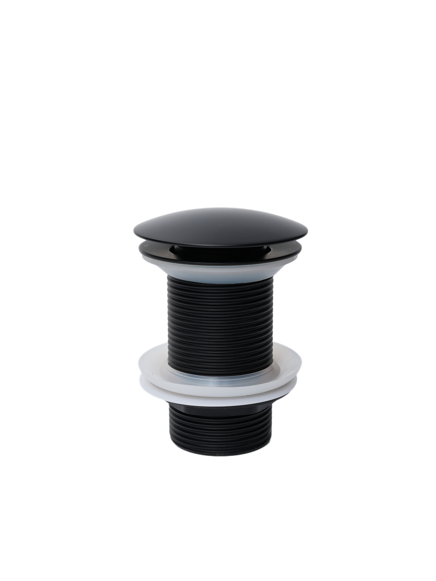 Донный клапан Gid без перелива G-55BM 76602K черный матовый 7x7x10