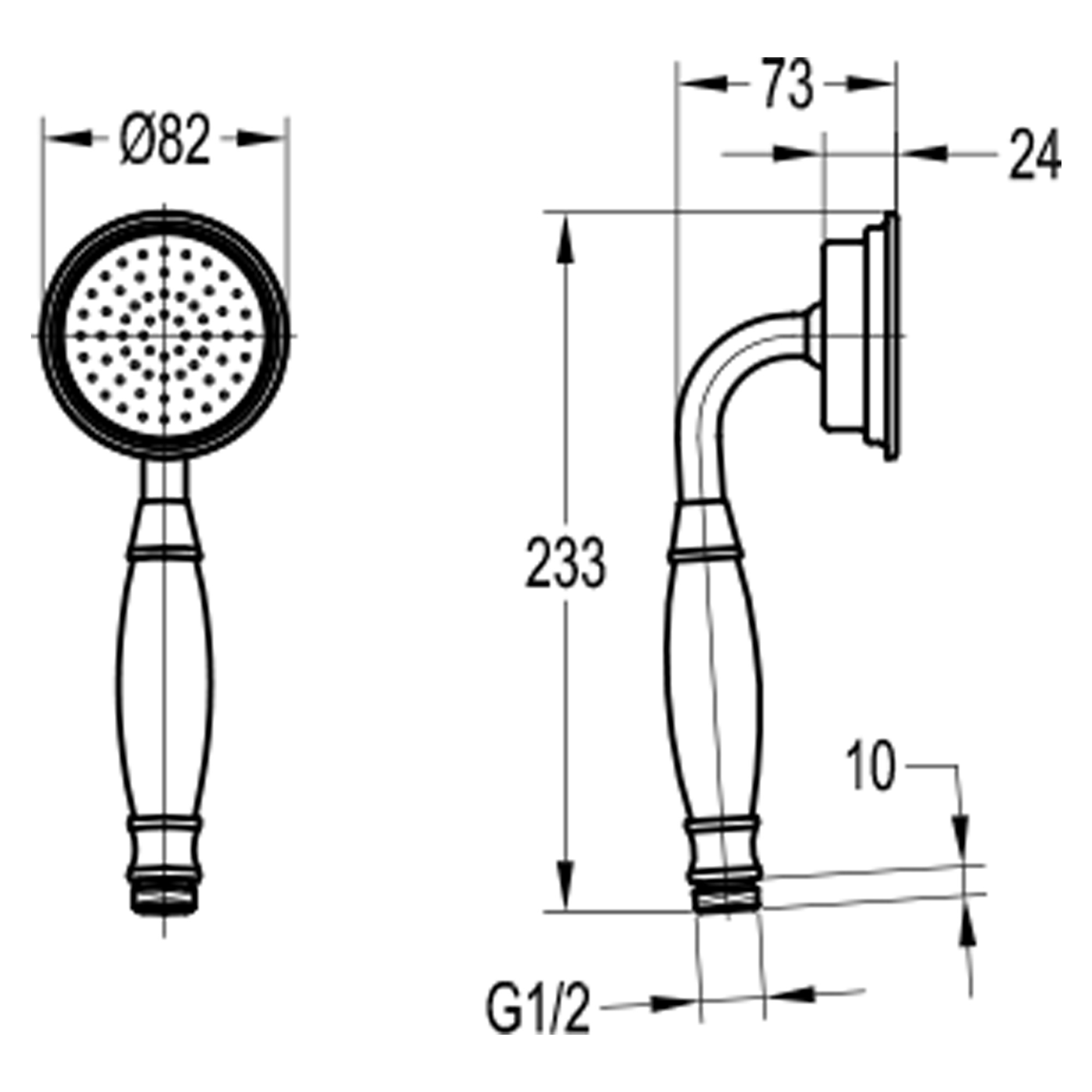 Лейка душевая Swedbe Terracotta Art 2529