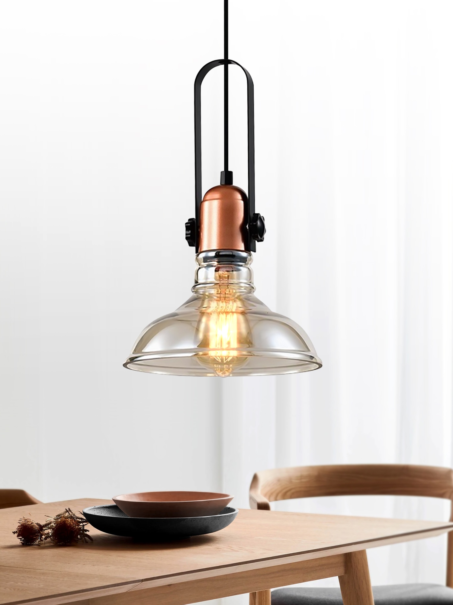 Светильник подвесной (подвес) Leila 4093-201 1 х Е27 40 Вт дизайн потолочный