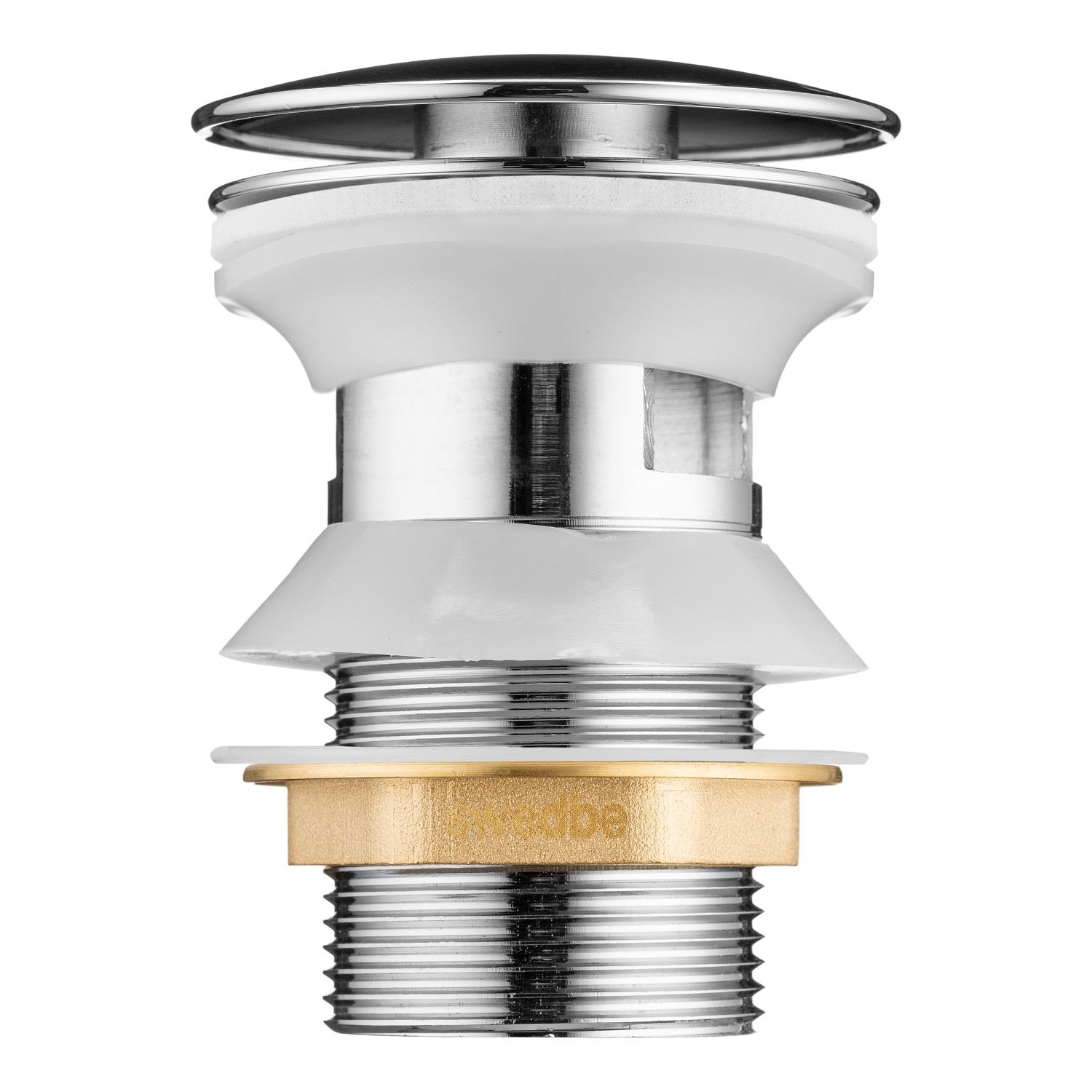 Вилка электрическая однофазная с ушком каучук UNIVersal 0003