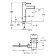 Смеситель Jacob Delafon Cuff E37303-CP для раковины