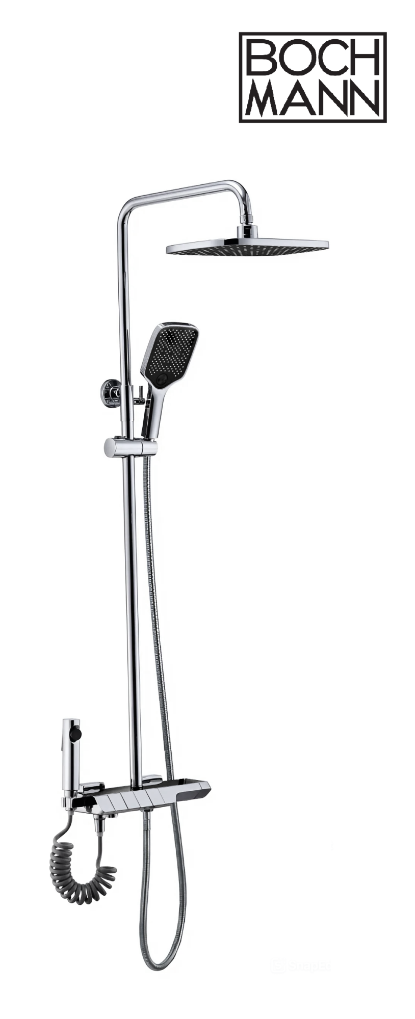 Стойка VETTORRE TS душевая с термостатом BOCH MANN BM9650 (ХРОМ)