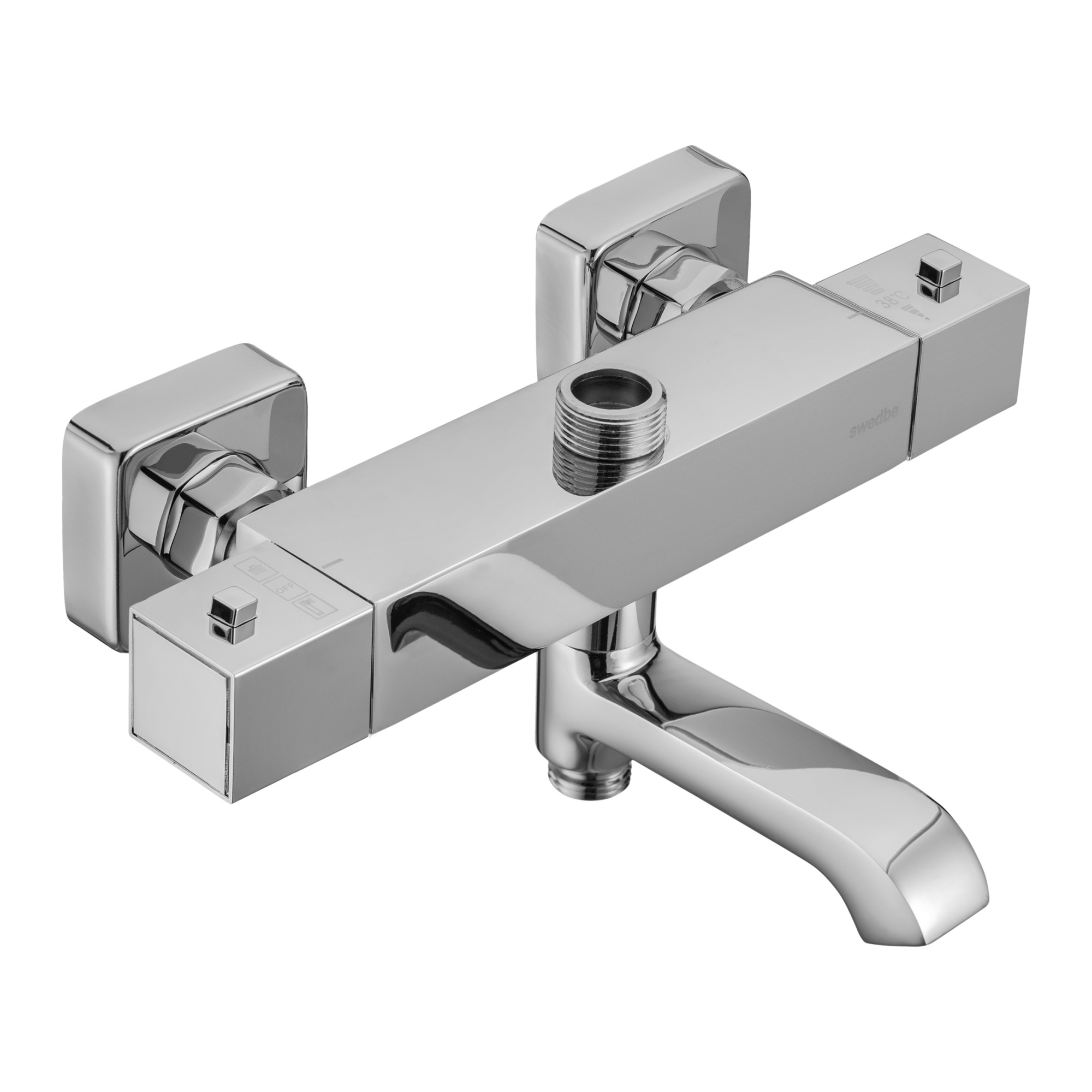 Семейный душ с термостатическим смесителем для ванны Swedbe Hermes 9092