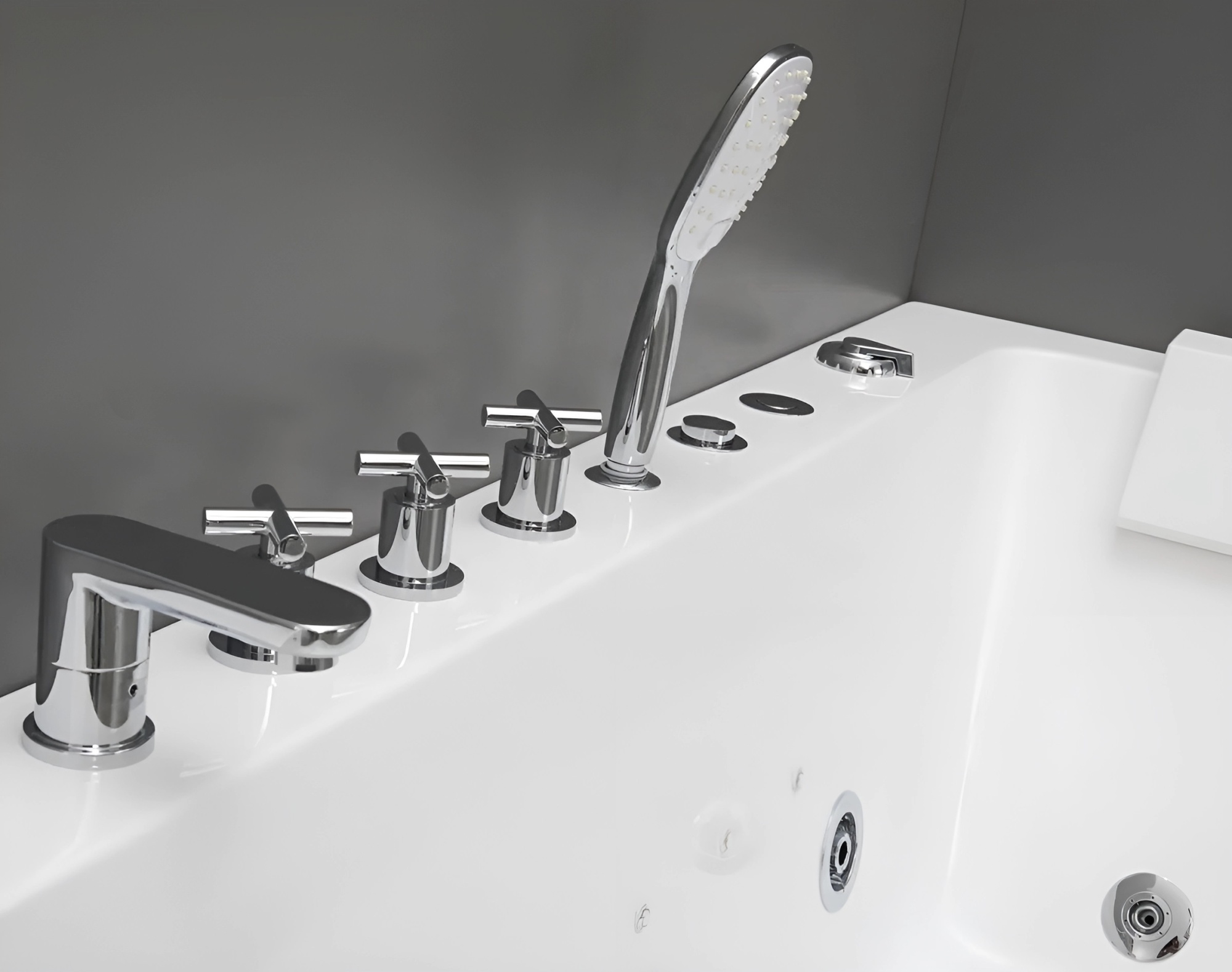 Ванна C-494-17R акриловая гидромассажная Ceruttispa (1700x800x580)