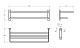 Полка для полотенец CEZARES MAXIMA CZR-F-8910
