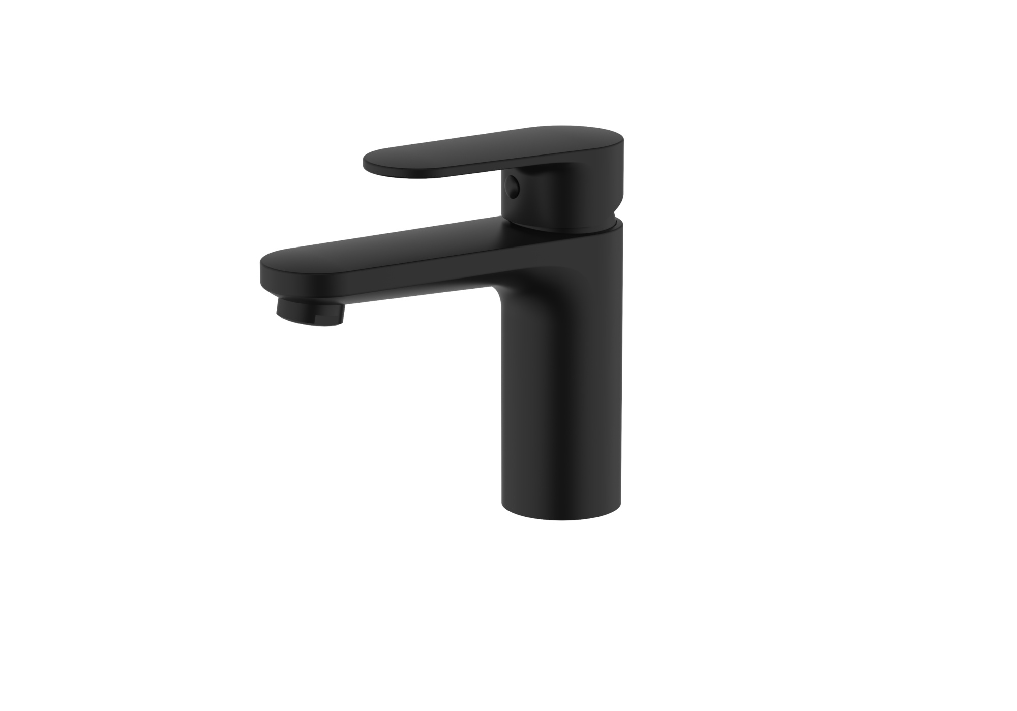 Cмеситель Aquatek НИКА для раковины 90 без донного клапана AQ1810MB матовый черный