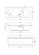 Акриловая ванна CEZARES METAURO CORNER-180-80-40-L