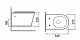 Унитаз подвесной (сиденье микролифт) SL-5009