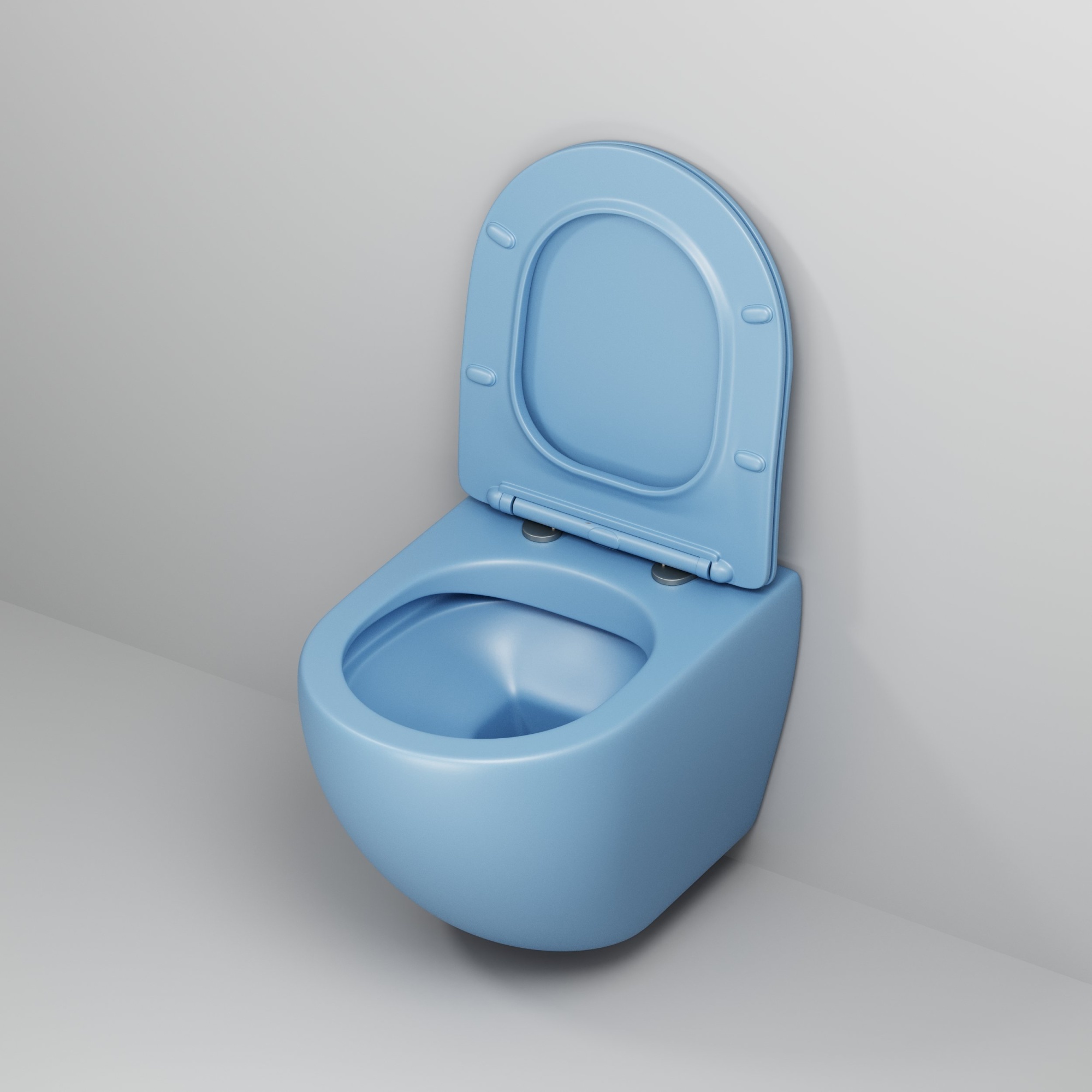 Унитаз gr-4455bsms color (485*365*360) подвесной безободковый