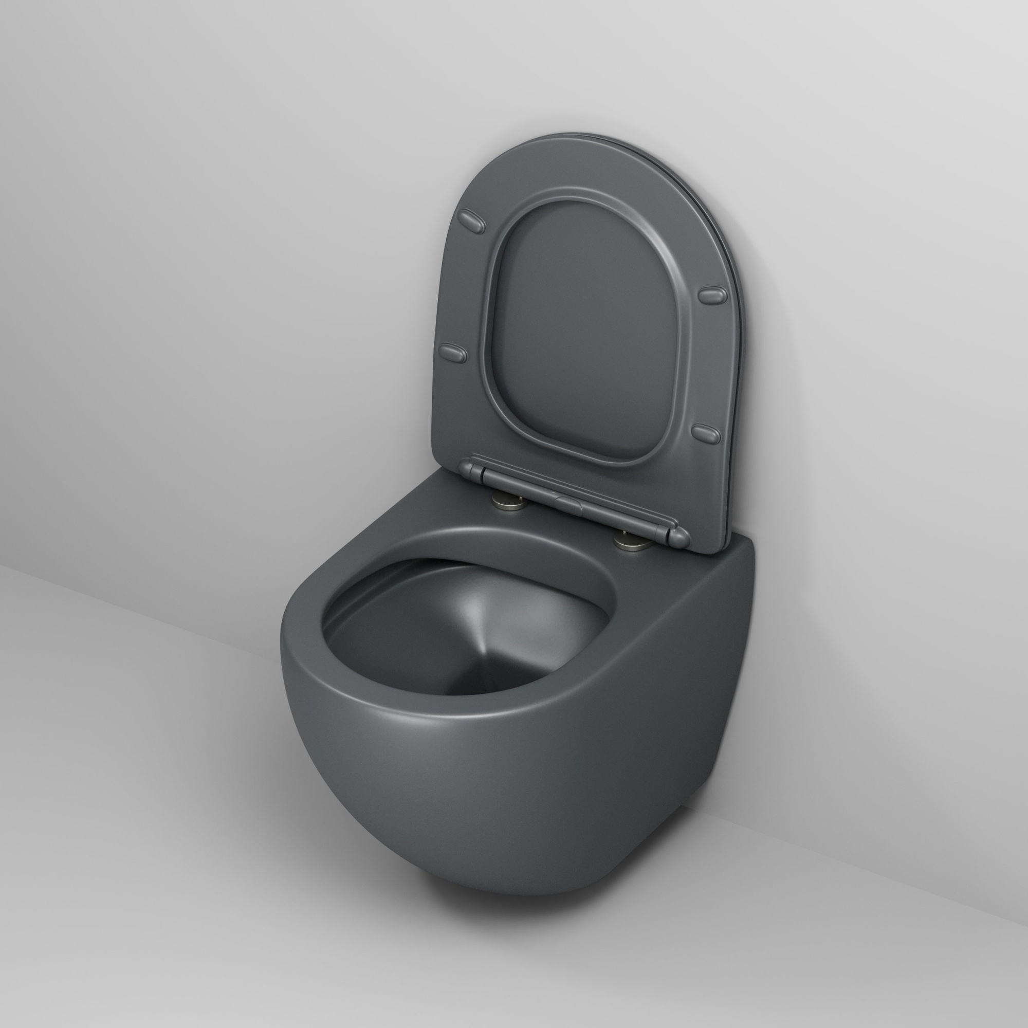 Унитаз gr-4455gms color (495*365*375) подвесной безободковый