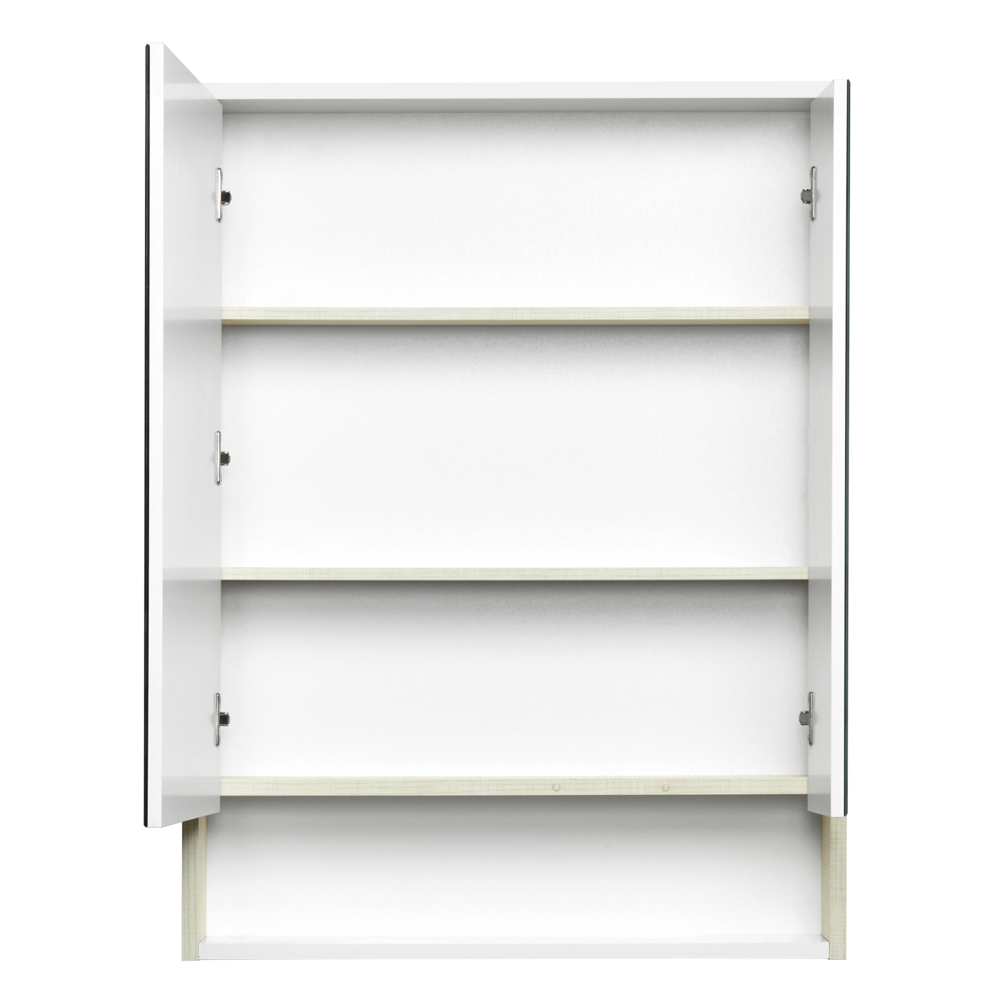 Зеркальный шкаф Aquaton Рико 65 белый, ясень фабрик (1A215202RIB90)