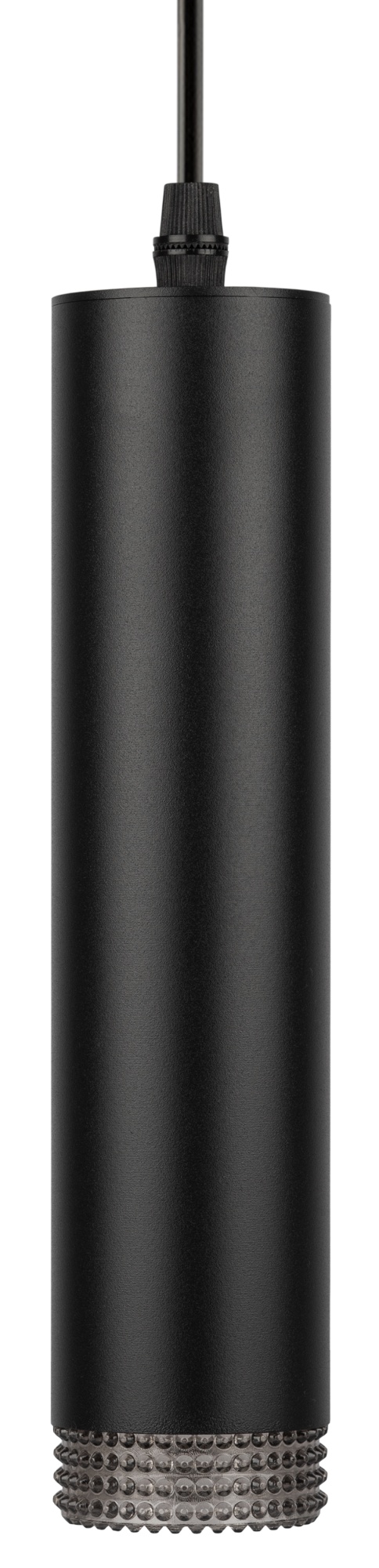 Светильник подвесной (подвес)  PL18 BK/GR MR16 GU10 потолочный цилиндр черный, серый