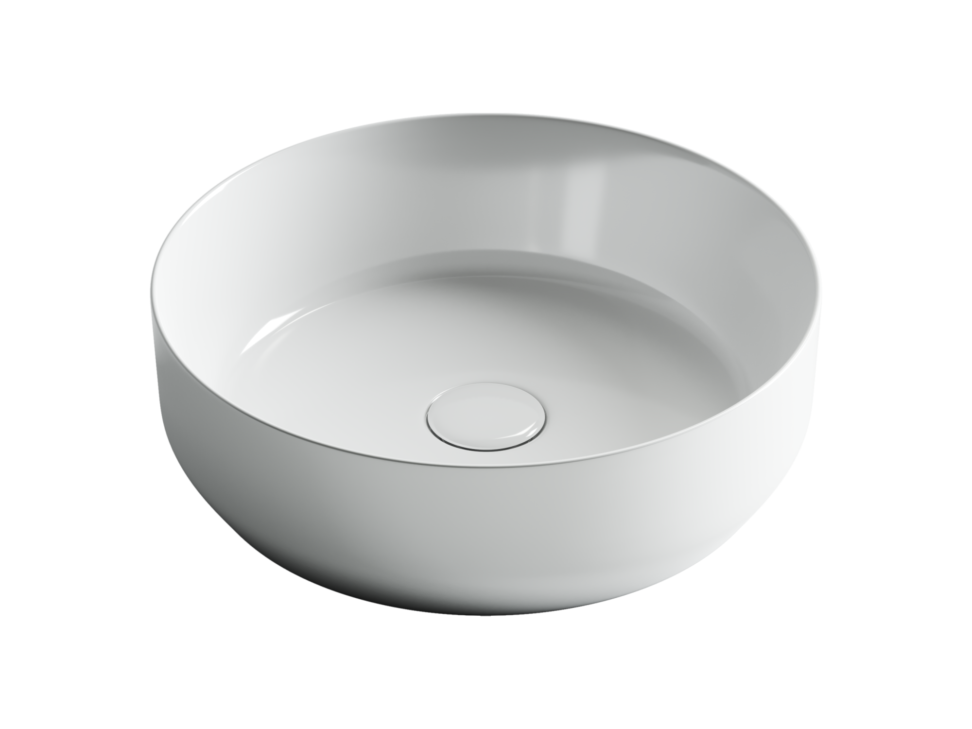 Умывальник чаша накладная круглая Element 390*390*120мм, CN6022