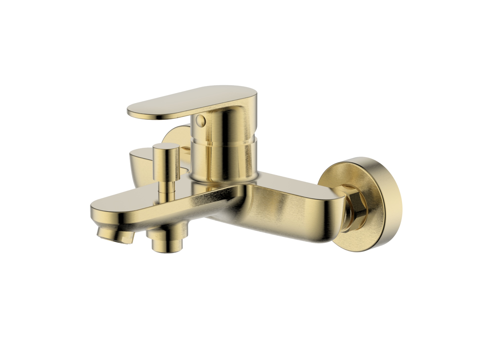 Смеситель Aquatek НИКА  для ванны AQ1840BG    золото шлифованное